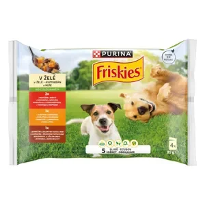 Friskies aszpikos nedves kutyaeledel 4x85g