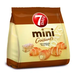 7Days croissant mini vaníliás 185g