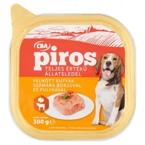 CBA alutálcás kutyaeledel borjú-pulyka ízesítéssel 300g