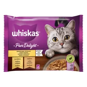 Whiskas alutasakos macskaeledel szárnyas válogatás 4x85g