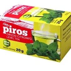 CBA Piros Citromfű levél filteres tea 20db 20g