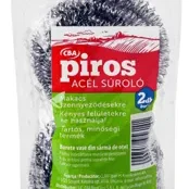 CBA Piros acél súroló 2 db