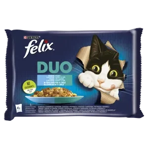 Félix fan.duo macskaeledel halas válogatás 4x85g