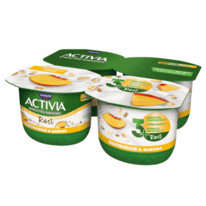 Activia őszibarack-gabona 4x120g