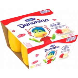 Danone Danonino málnás-banános 4x50g