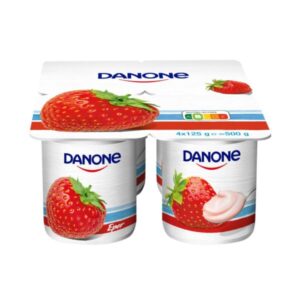 Danone könnyű és finom eperes joghurt 4x125g