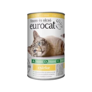 Euro Cat macskaeledel csirke konzerv 415g