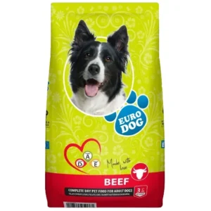 EuroDog kutyatáp marhás ízben 3kg