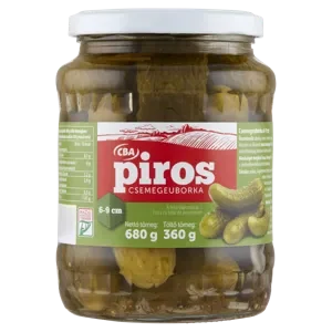 CBA csemegeuborka 6-9 cm 680g/360g