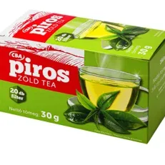 CBA Piros tea zöld tea natúr filter 20x1,5g
