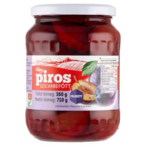 CBA Piros felezett szilvabefőtt 710/360g
