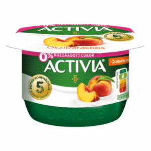 Activia Őszibarackos joghurt 0% cukor 125g
