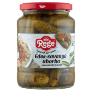 Rege csemegeuborka édes-savanyú 3-6cm 340g/180g