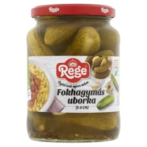 Rege csemegeuborka fokhagymás 5-8 cm 680g/360g