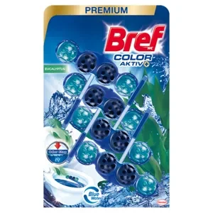 Bref color aktív wc frissítő eucalyptus 4x50g