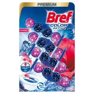 Bref color aktív wc frissítő flowers 4x50g