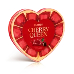 Roshen Cherry Queen szív alakú dobozban 122g