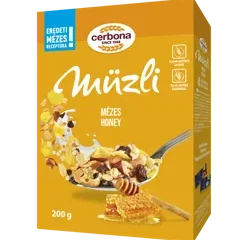 Cerbona dobozos müzli mézes 200g
