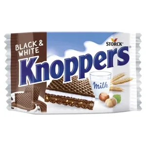 Knoppers black&white ostya 25g
