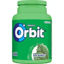 Orbit drazsé spearmint bottle 64g