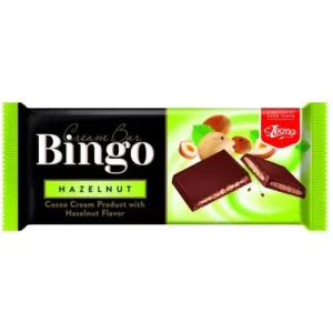 Bingo mogyoró ízű krémmel töltött tejtábla 90g