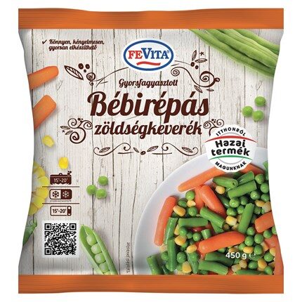 Fevita bébirépás zöldségkeverék 450g