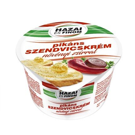 Hazai és finom szendvicskrém pikáns 200g