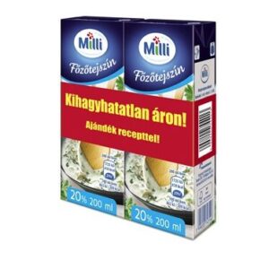 Milli perfecto főzőtejszín 2x200ml
