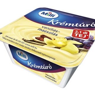 Milli krémtúró 90g vaníliás-mazsolás
