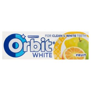 Orbit drazsé white gyümölcs ízű 14g