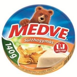 Medve kördobozos sajt 140g sülthagymás