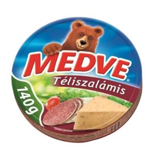 Medve kördobozos sajt 140g téliszalámis