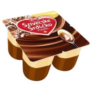 Zott Szivecske puding kakaó-vanília öntettel 4x125g
