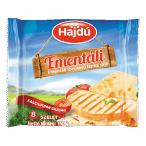 Hajdú Ementáli ízesítésű lapka sajt 150g