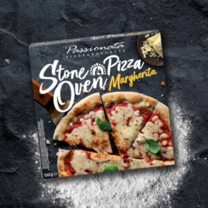 Passionata kövön sütött Margherita pizza 300g