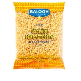 Balogh olasz csavart tészta családi 1kg